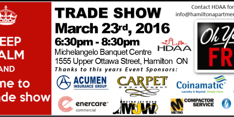 TRADE SHOW FOR APARTMENT BUILDING OWNERS AND MANAGERS